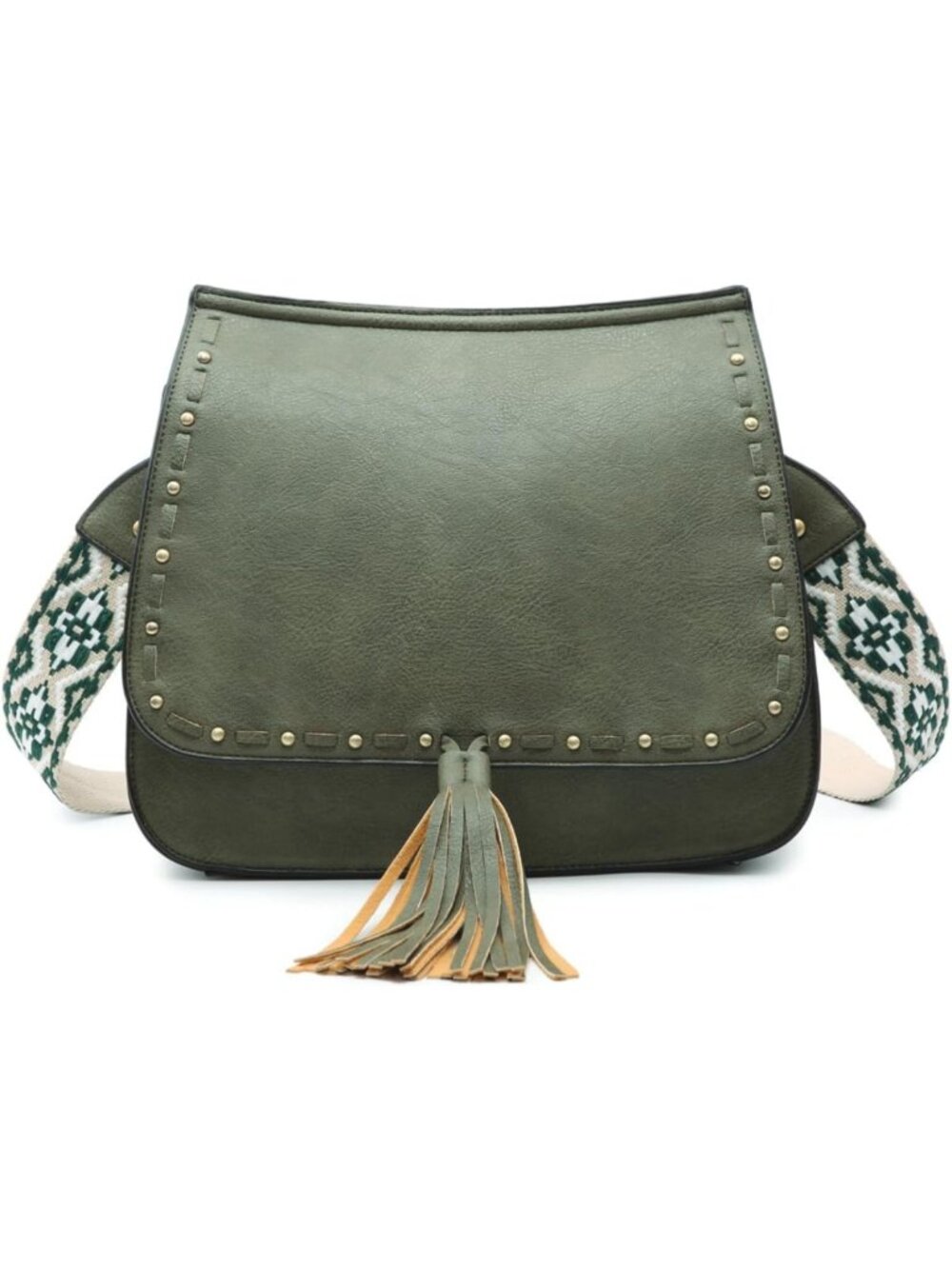 Stylish Studded Hobo Crossbody Bag for Women - Trendy Shoulder Purse